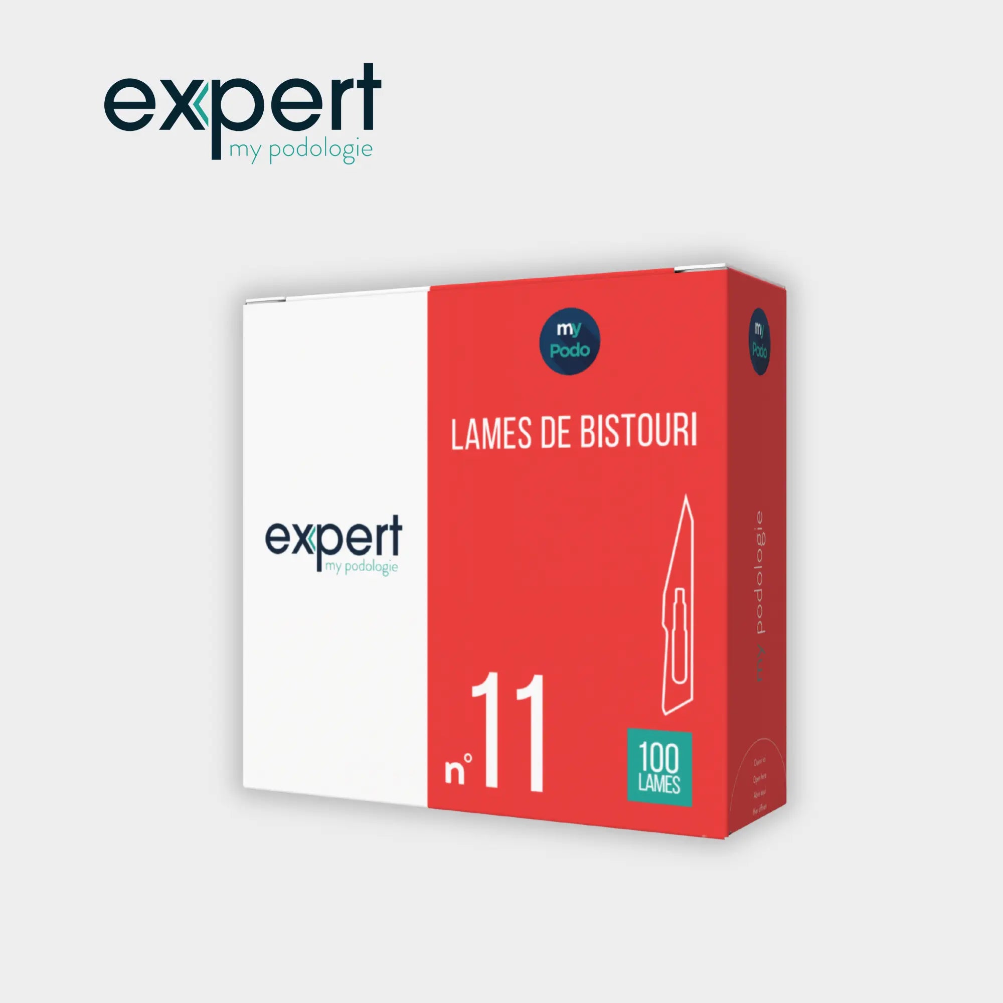 100 Lames de bistouri stériles - Expert by My Podologie Expert 