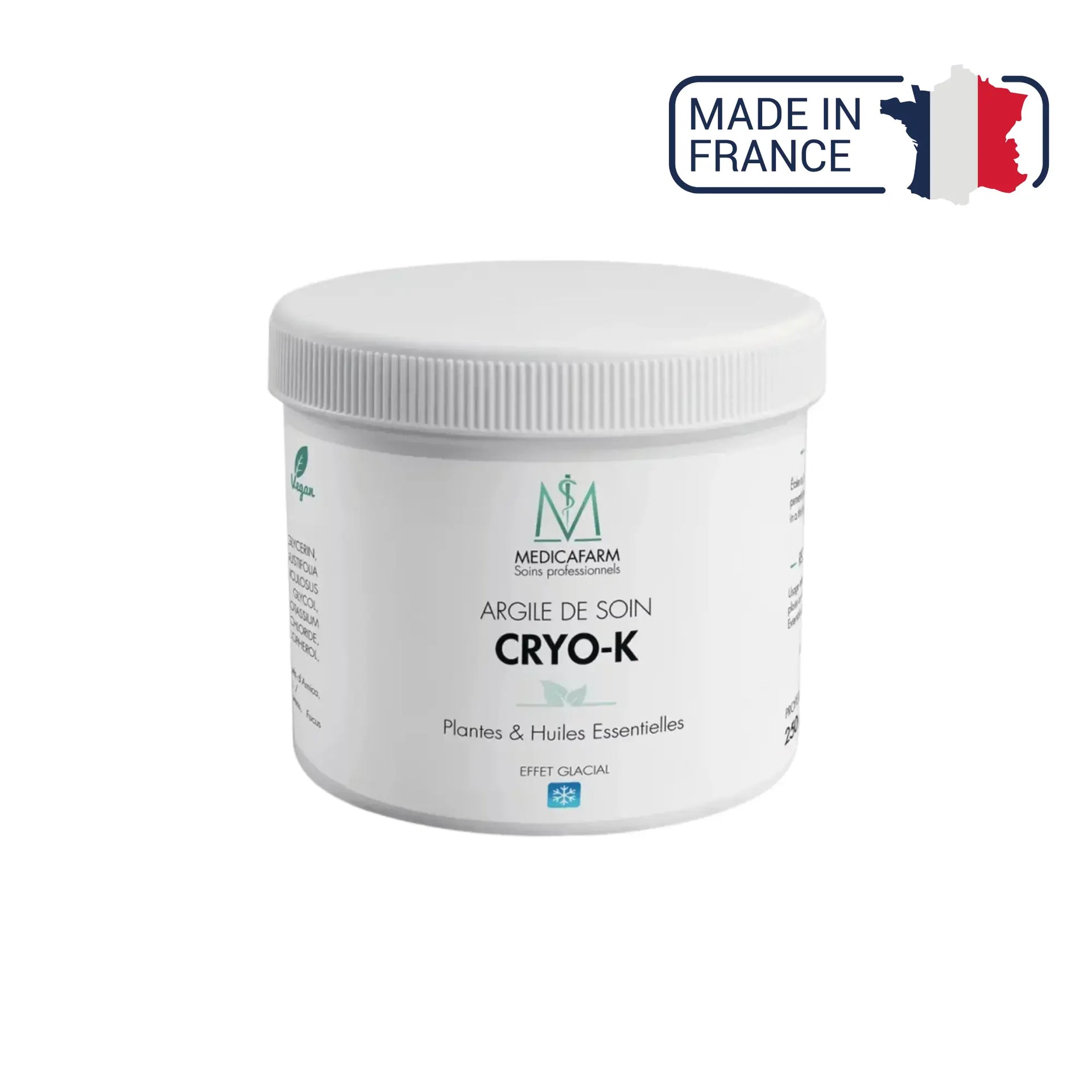 Cryo-Argil treatment clay "icy effect" - 250g or 500g pot - Medicafarm Medicafarm 250-g