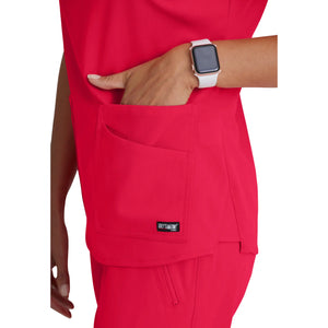 Aura - Tunique col V - Femme - Grey’s Anatomy Stretch Grey’s Anatomy 