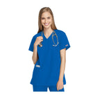 Bayonne - Medical tunic - Wrap effect - Short sleeves - Women - 72 cm - Cherokee