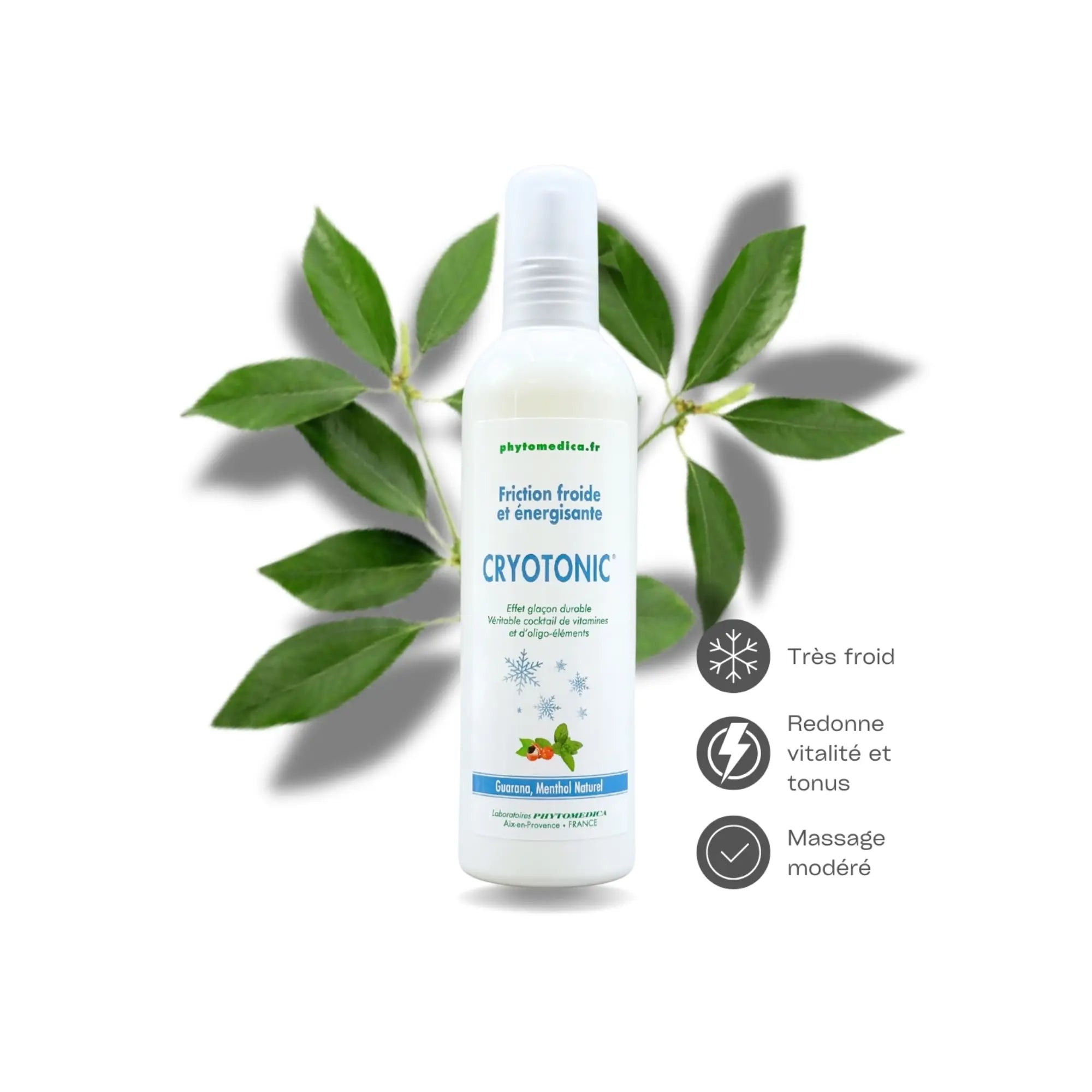 Cryotonic® - Lotion froide et énergisante - 250 ml - Phytomedica Laboratoires Phytomedica 
