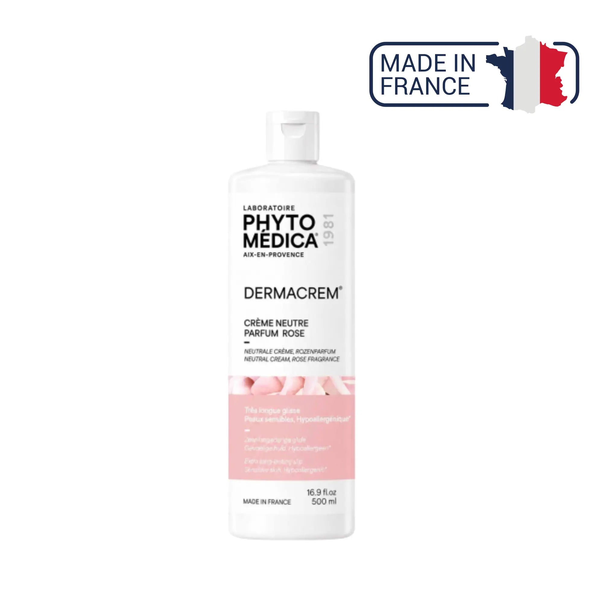 Dermacrem® - Crème de massage neutre hypoallergénique - Parfum Rose - Phytomedica Laboratoires Phytomedica 