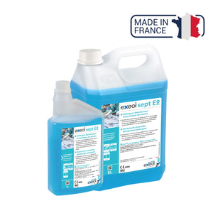 Détergent désinfectant enzymatique pH neutre - Exeol Sept E2- Sodel Exeol 