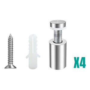 Entretoises de fixation - Compatibles plaques plexiglas et alu-dibond - Lot de 4 My Podologie 