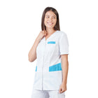 Gaia - Short-sleeved blouse - V-neck - Women - 70 cm - Phirejo