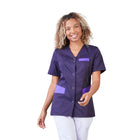 Gaia - Short-sleeved blouse - V-neck - Women - 70 cm - Phirejo