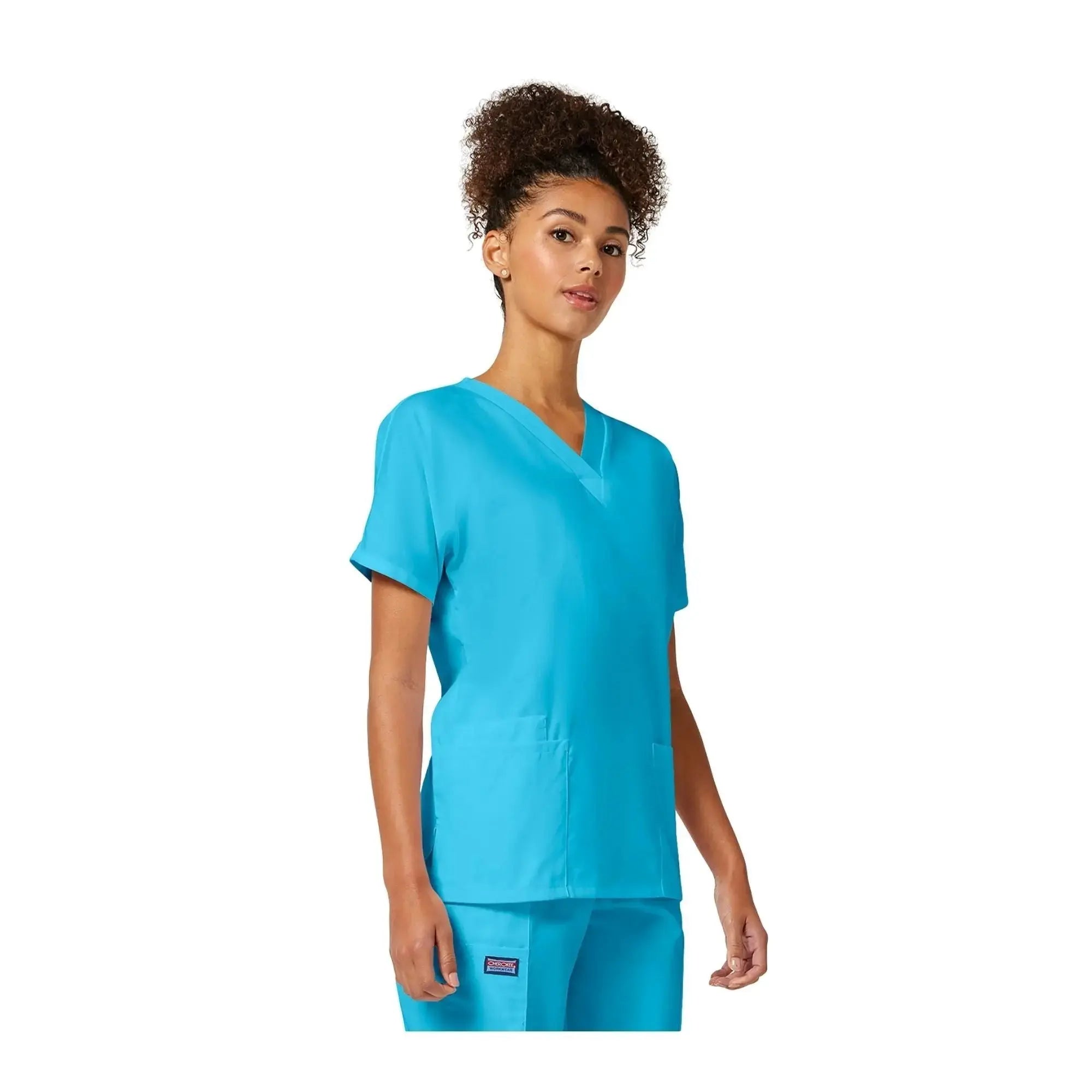 Guéthary - Tunique médicale - Col V - Manches courtes - Femme - Cherokee Cherokee Authentic Workwear 