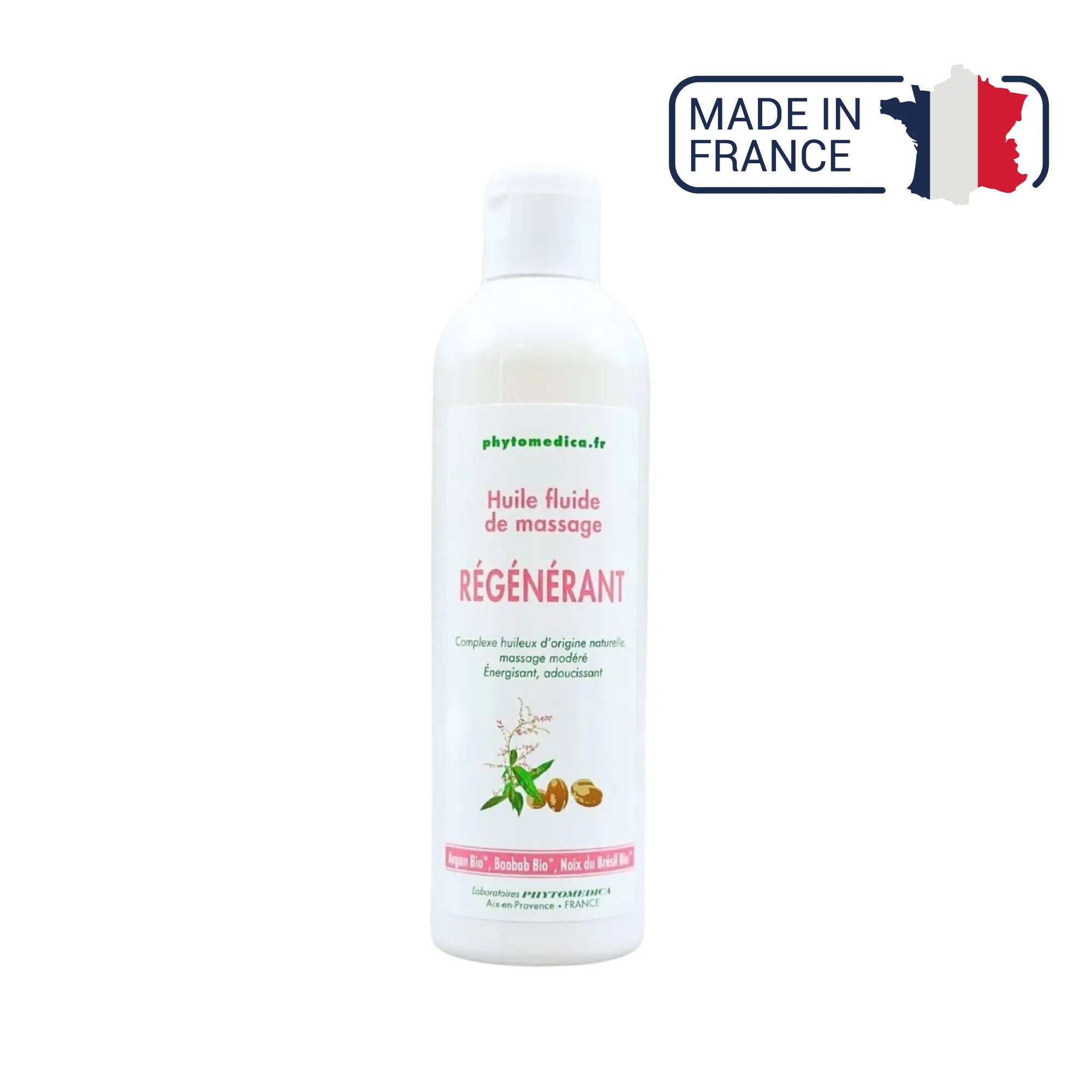 Huile fluide de Massage Régénérant - Argan - 500 ml - Phytomedica Laboratoires Phytomedica 