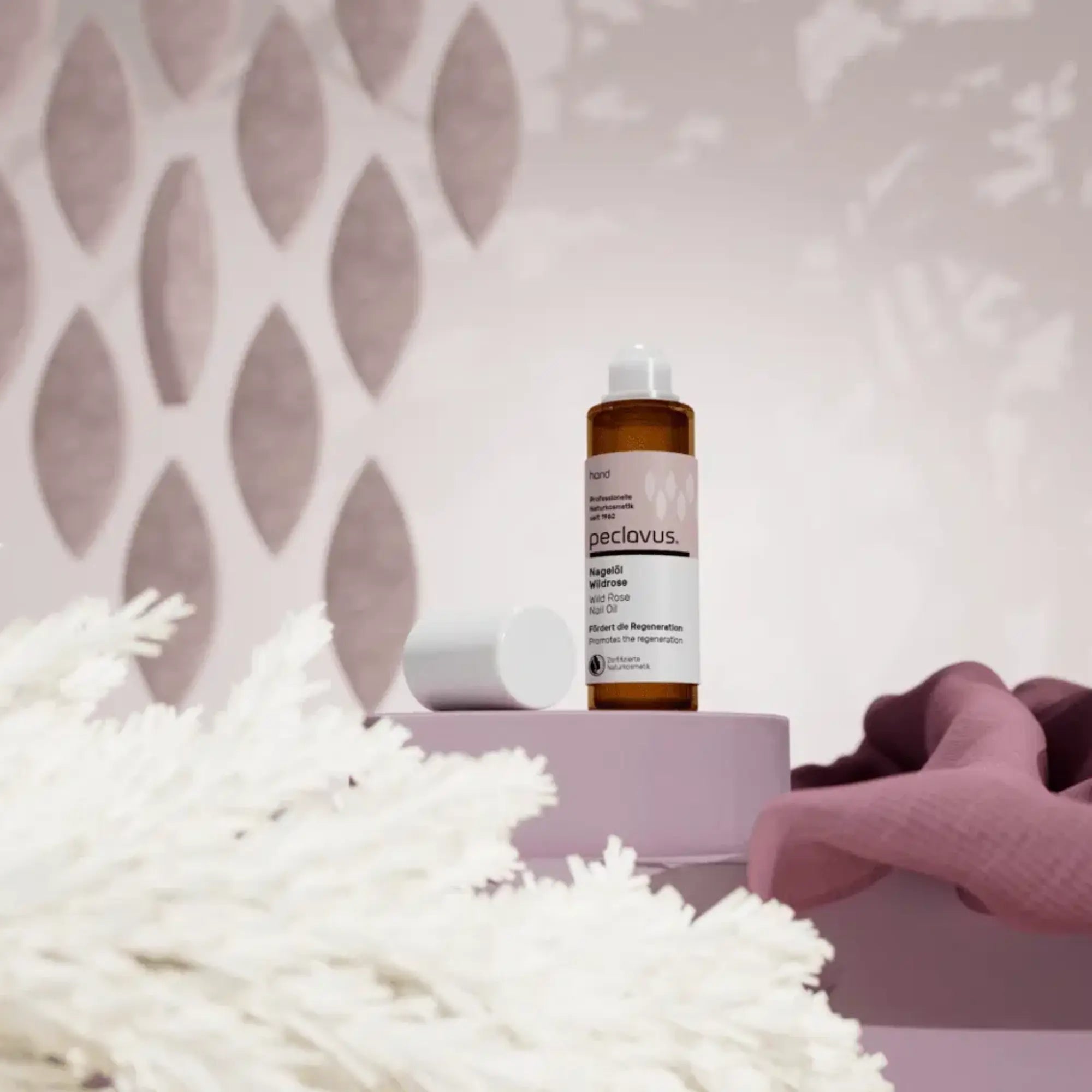 Huile hydratante pour cuticules et ongles - Parfum Rose Sauvage - Peclavus Peclavus 