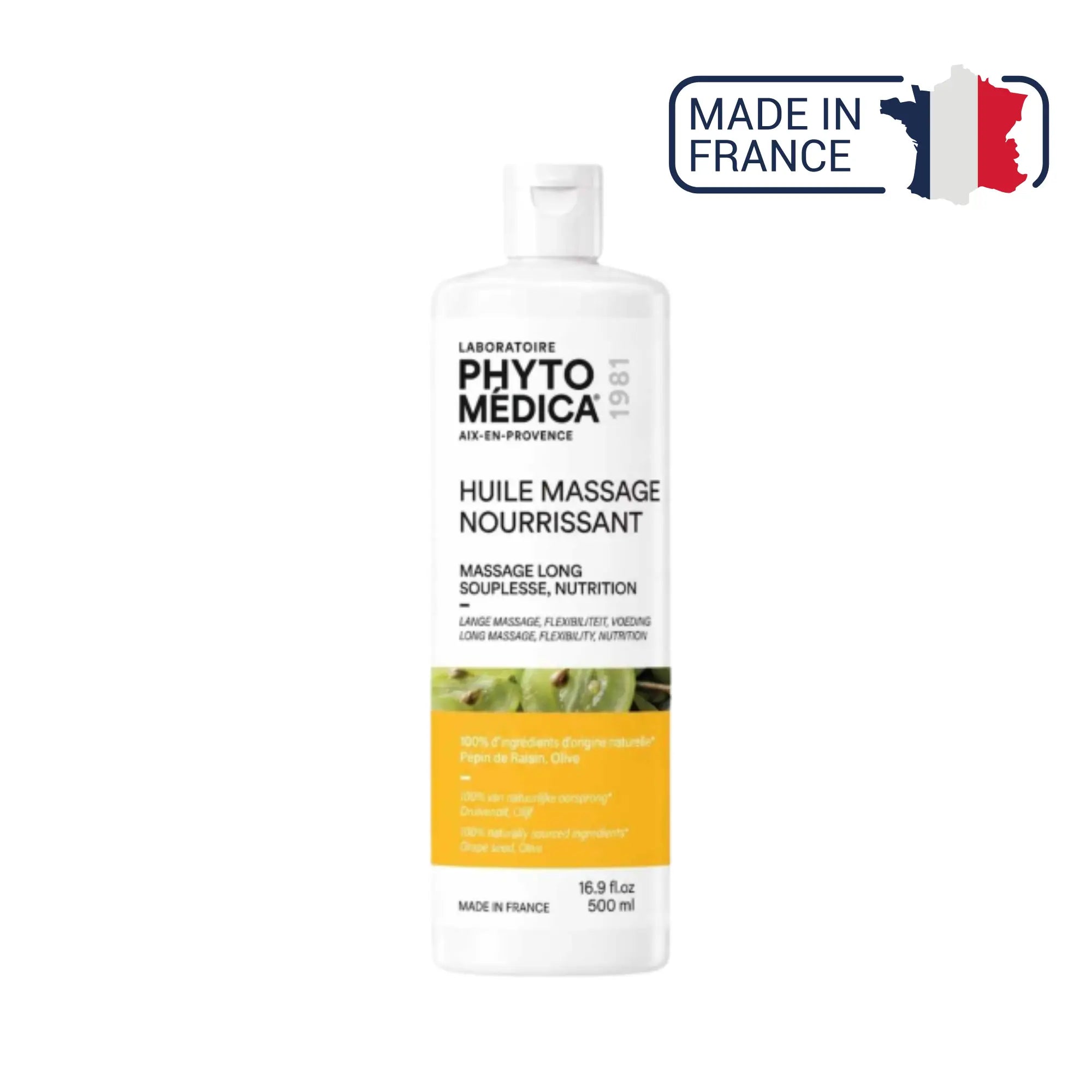 Huile riche de Massage Nourrissant - 500 ml - Phytomedica Laboratoires Phytomedica 
