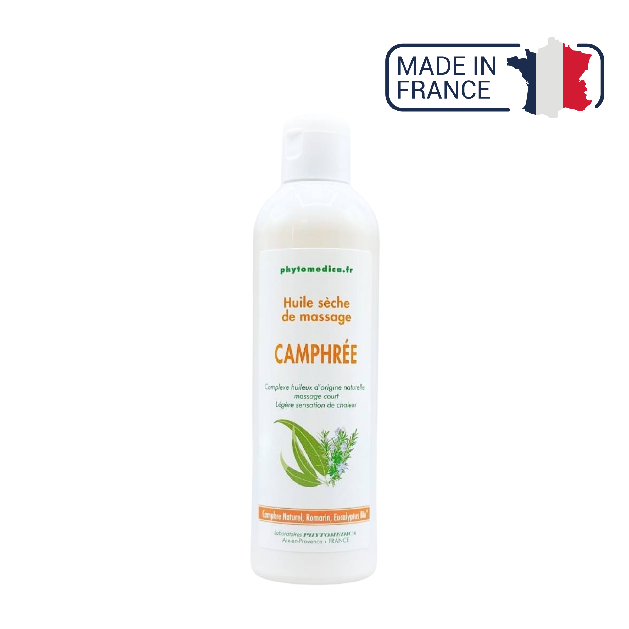 Huile sèche chauffante de Massage - Camphrée - deux contenances - Phytomedica Laboratoires Phytomedica 