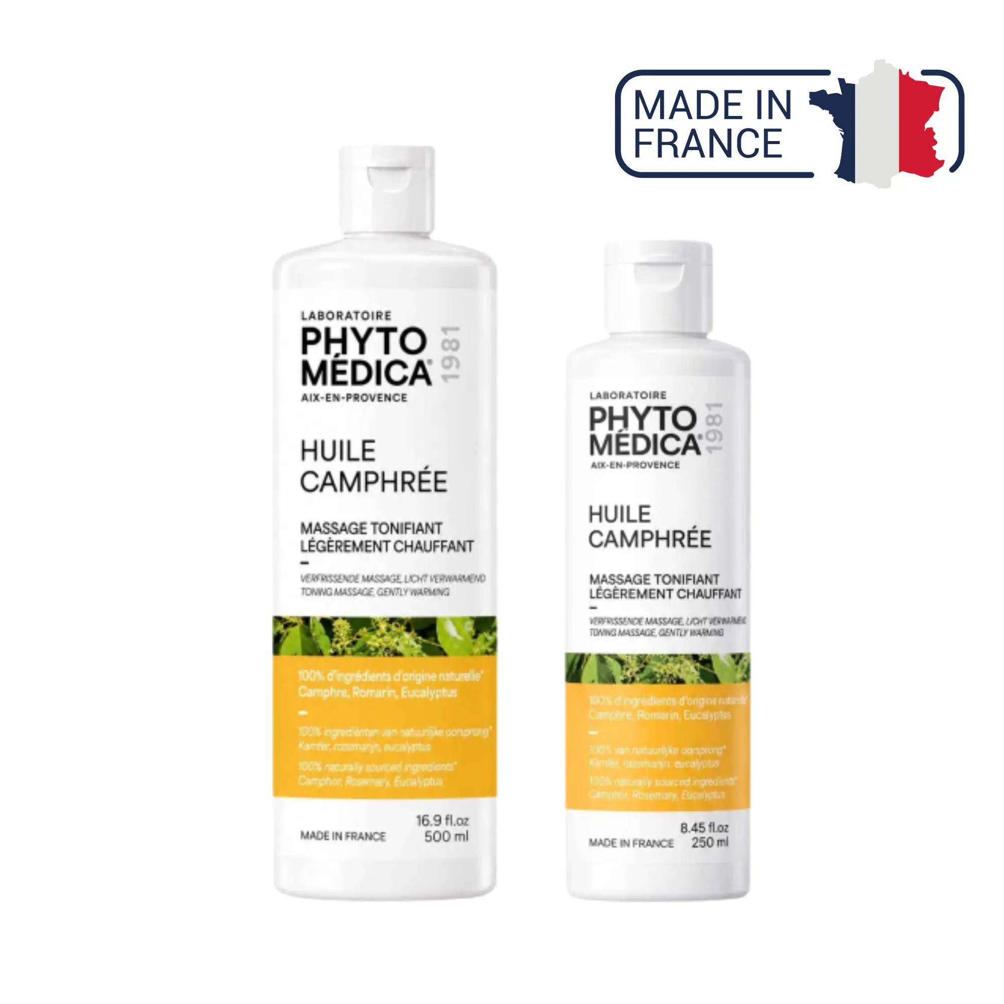 Huile sèche de Massage - Camphrée - deux contenances - Phytomedica Laboratoires Phytomedica 