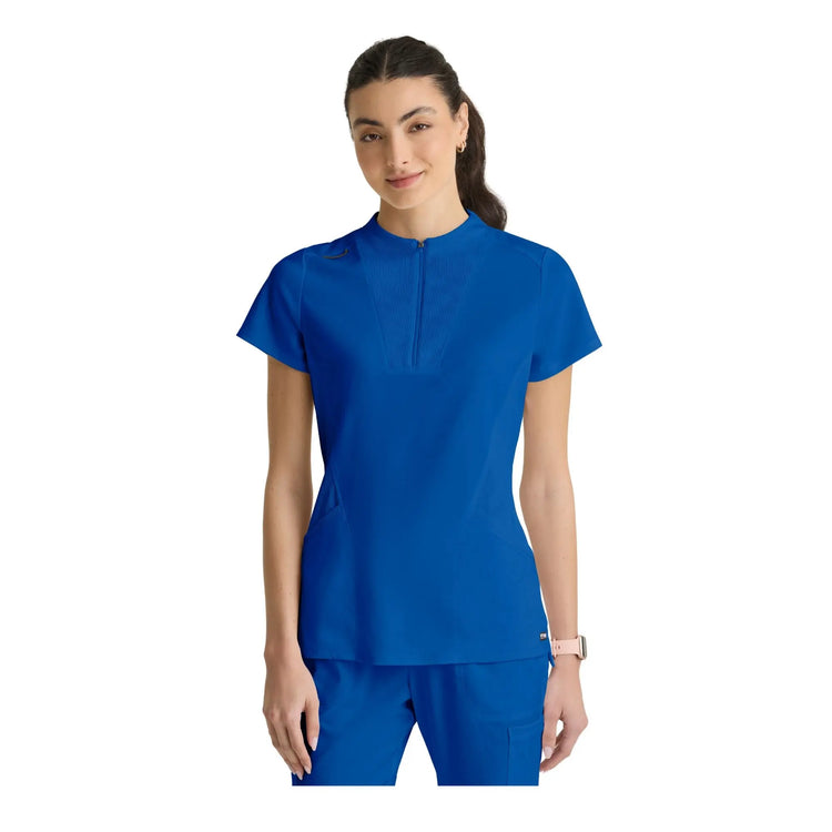 Kristi - High neck zipped tunic - Women - Grey’s Anatomy Stretch Grey’s Anatomy 