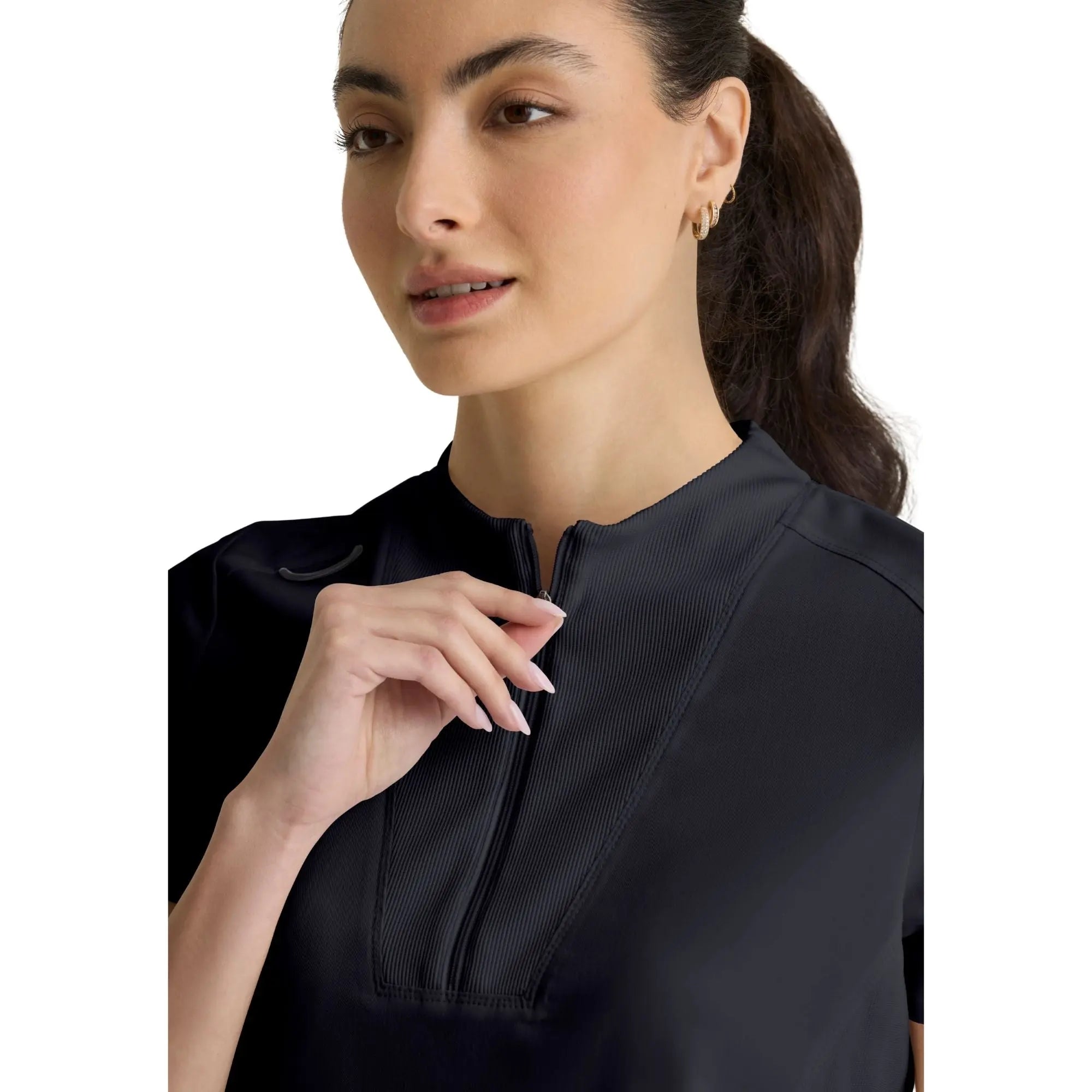 Kristi - High neck zipped tunic - Women - Grey’s Anatomy Stretch Grey’s Anatomy 