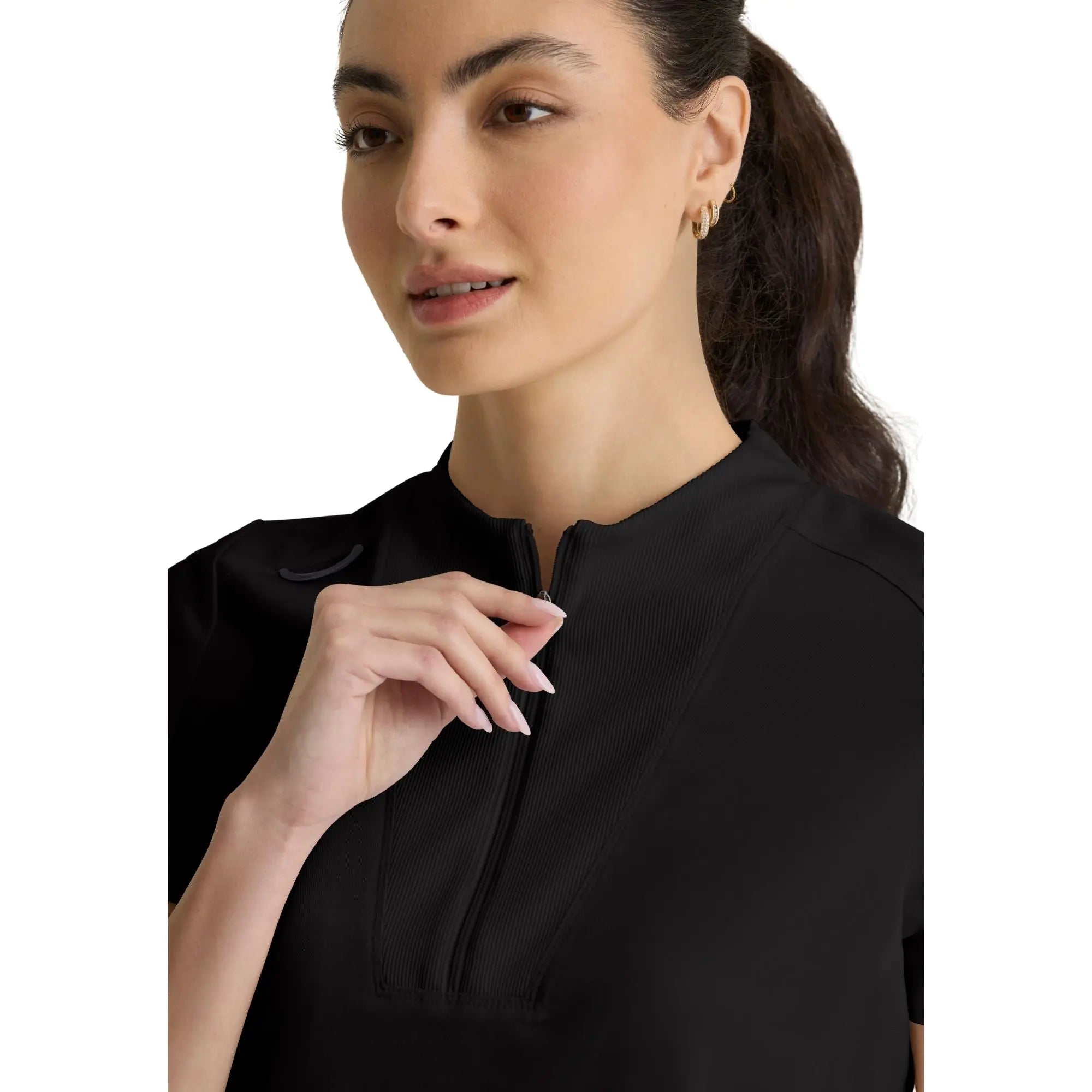 Kristi - High neck zipped tunic - Women - Grey’s Anatomy Stretch Grey’s Anatomy 