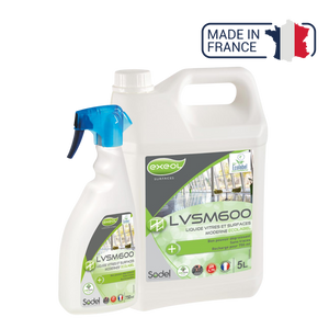 LVSM600  - Nettoyant dégraissant surfaces vitrées Écolabel - Sodel Exeol 