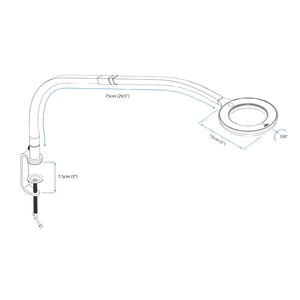 Lampe loupe LED Omega 3,5  - Ruck Ruck 
