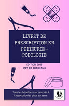 Chiropody prescription booklet - Les pieds sur terre association