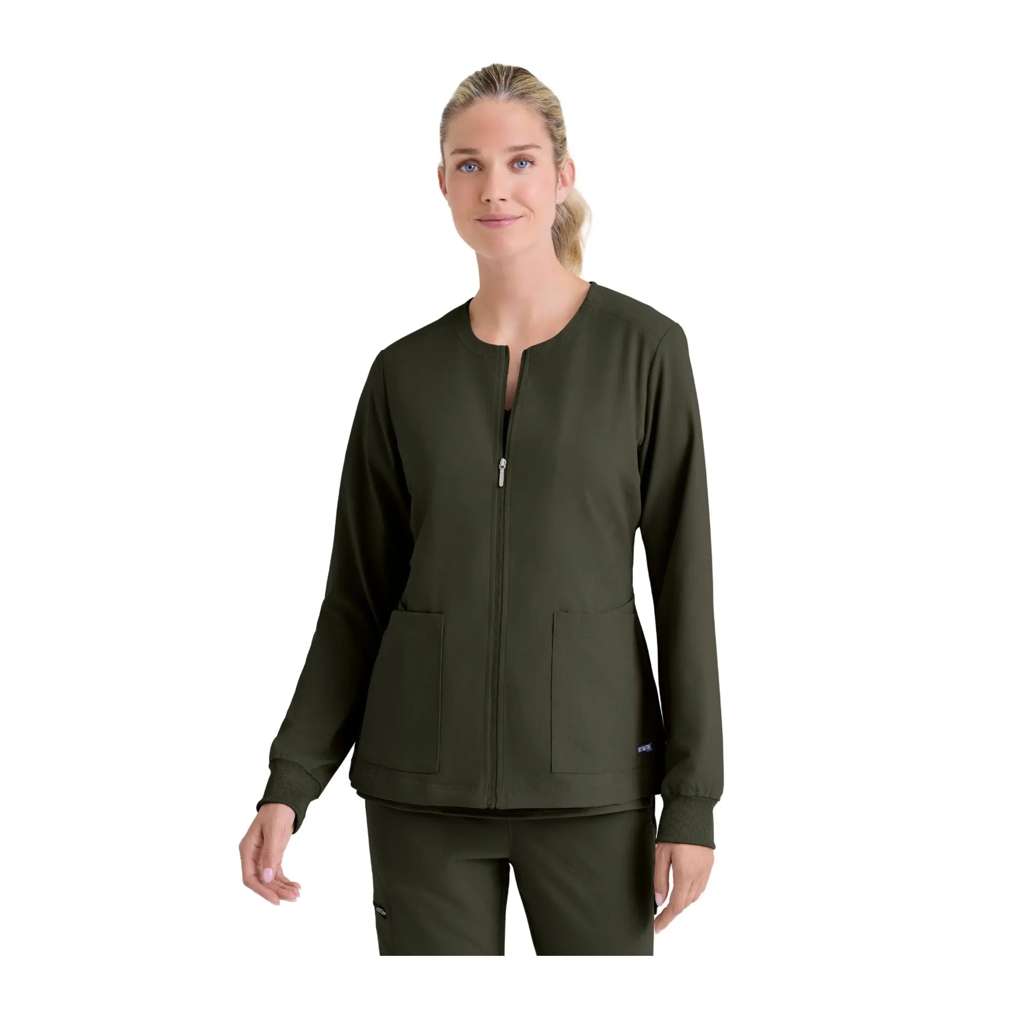 Mila - Veste médicale col rond - Femme - Grey's Anatomy Stretch Grey’s Anatomy 