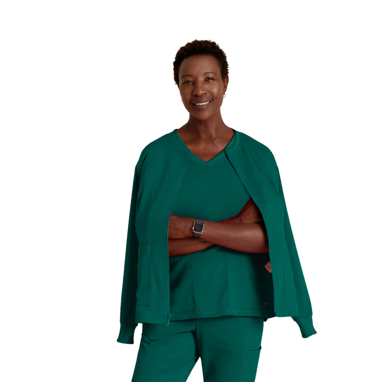 Millie - Veste médicale Zip - Femme - Grey’s Anatomy Stretch Grey’s Anatomy 