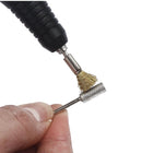 Metal brush bur cleaner for micromotor
