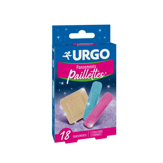Glitter Dressings - box of 18 dressings - Urgo Urgo 