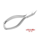Pince à ongles - Acier inoxydable - Finition satinée - Coupe droite - Mors plats - 13,5 cm - Sam