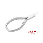 Nail pliers - Stainless steel - Satin finish - Straight cut - Flat and thin jaws - 13.5 cm - Sam