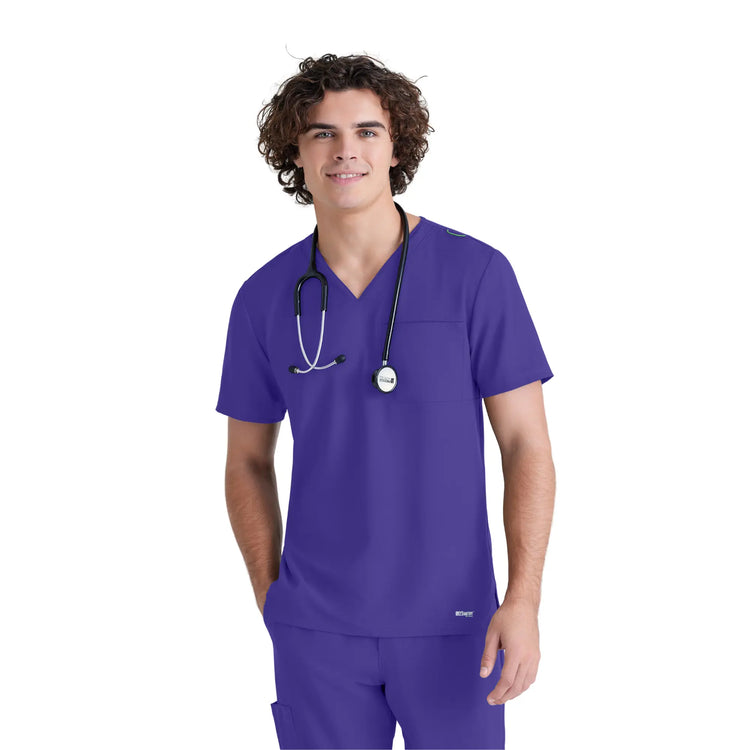 Prague - Tunique col V - Homme - Grey’s Anatomy Evolve Grey’s Anatomy  Raisin / XL