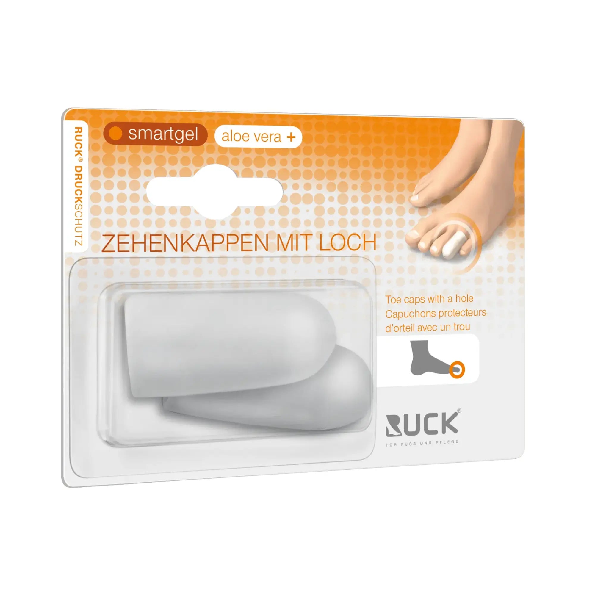 Gel toe protection - 3 diameters available - Ruck | My Podologie