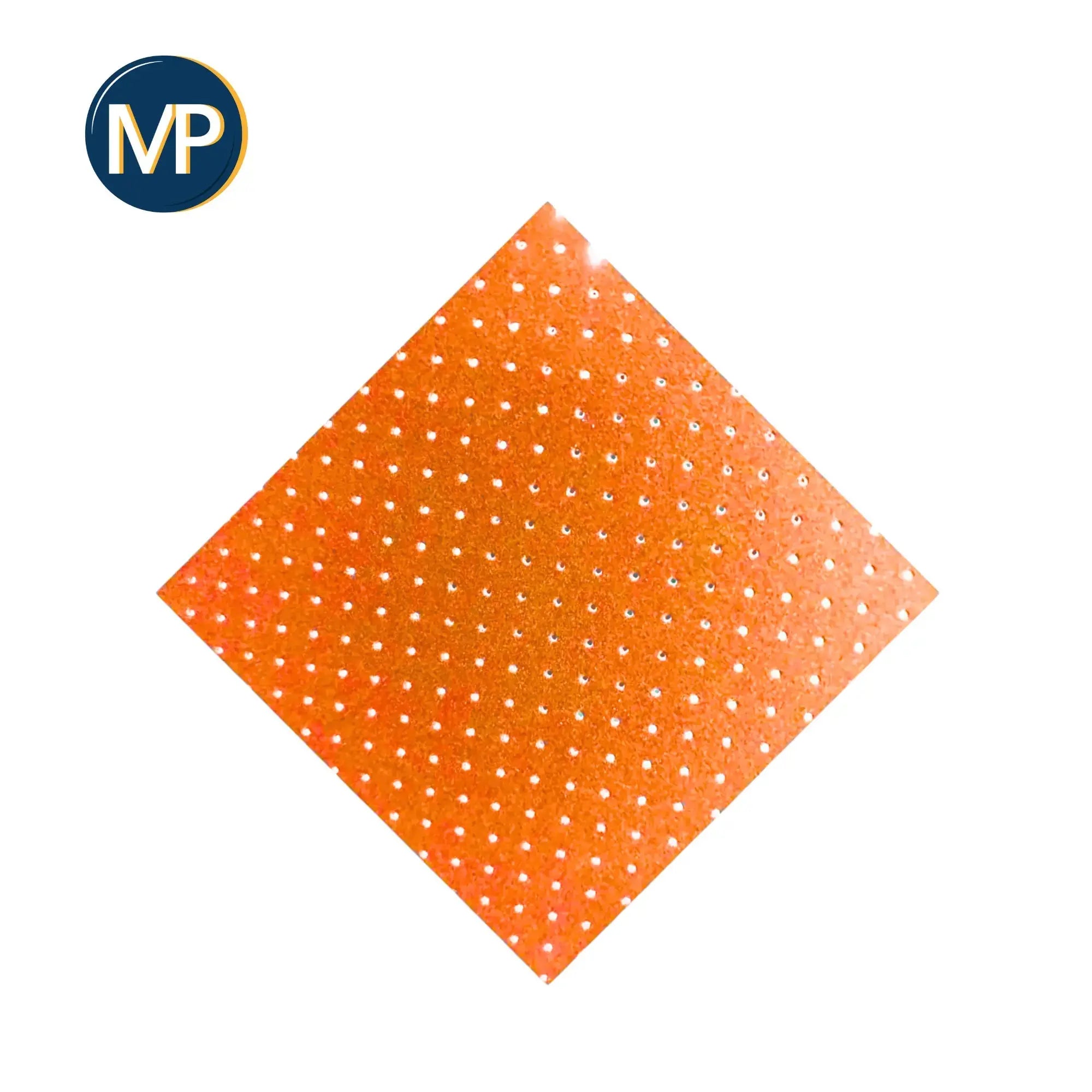 Recouvrement My Carefoam 35 perforé - 2,5 mm - Shore 33 - 1 x 1 m - rouge MP  Perforé-Orange