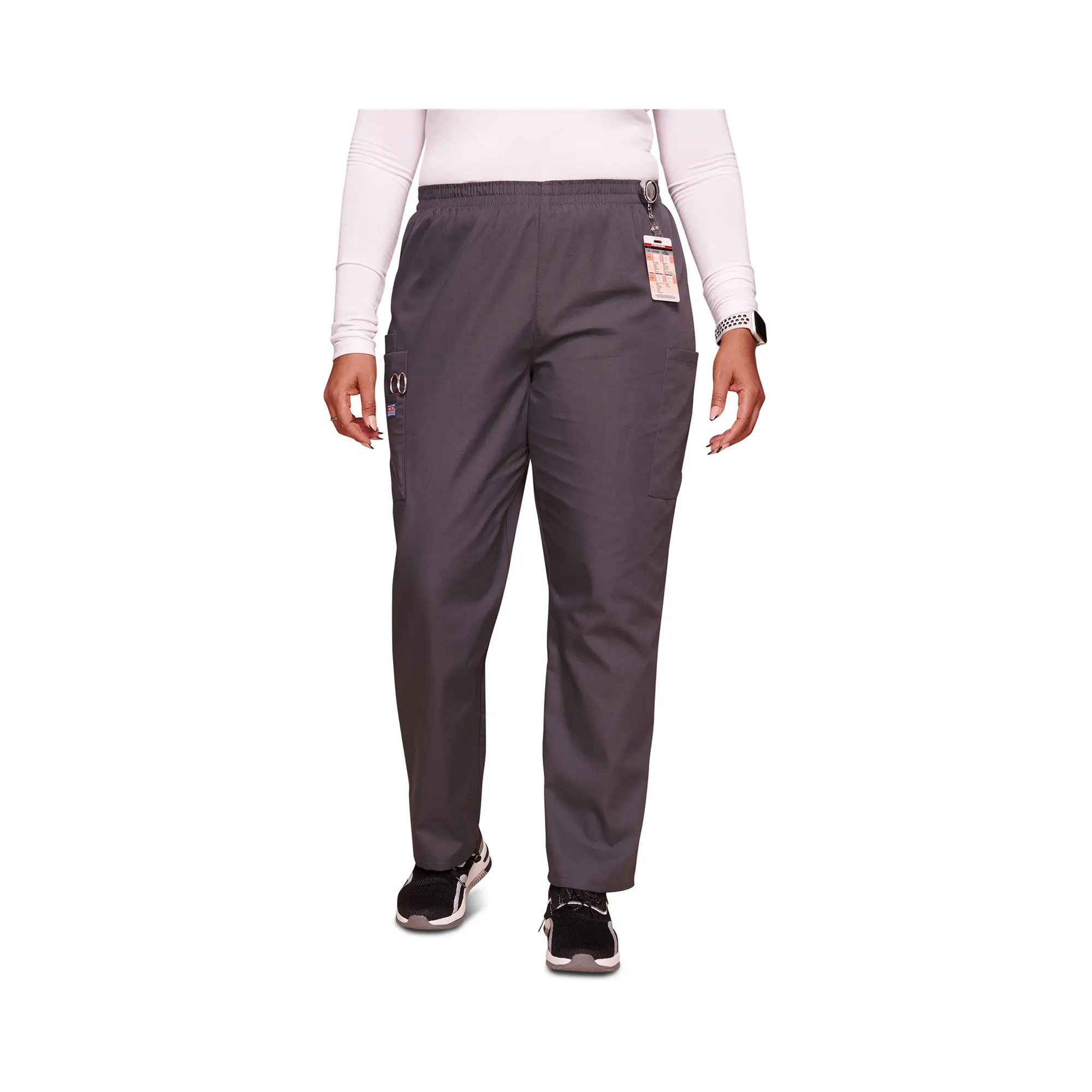 Seignosse - Pantalon cargo médical - Femme - Cherokee - Couleur 2 Cherokee Authentic Workwear  Anthracite-XXXL