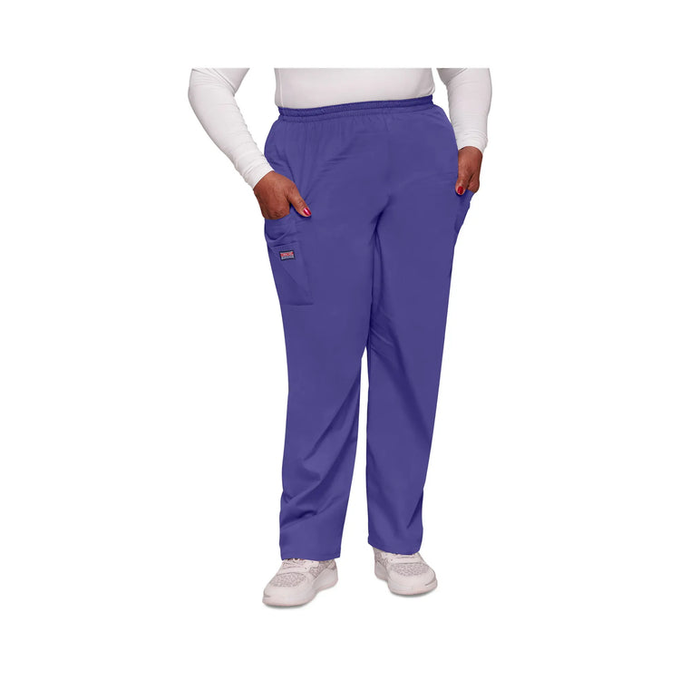 Seignosse - Pantalon cargo médical - Femme - Cherokee - Couleur 2 Cherokee Authentic Workwear  Raisin-XXXL