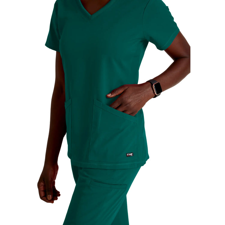 Serena - Tunique col V - Femme - Grey’s Anatomy Stretch Grey’s Anatomy 