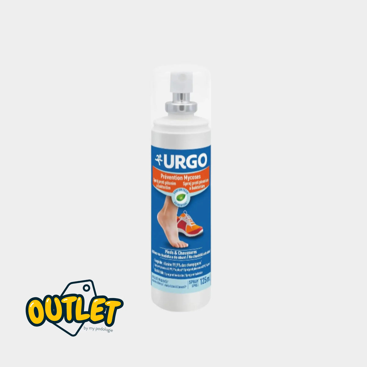 Spray pour la prévention mycoses - 125 ml - Urgo // Date courte Urgo 