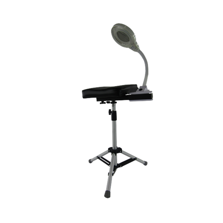 Support de lampe loupe pour Repose Pied à domicile - Dr Do Little My Podologie 