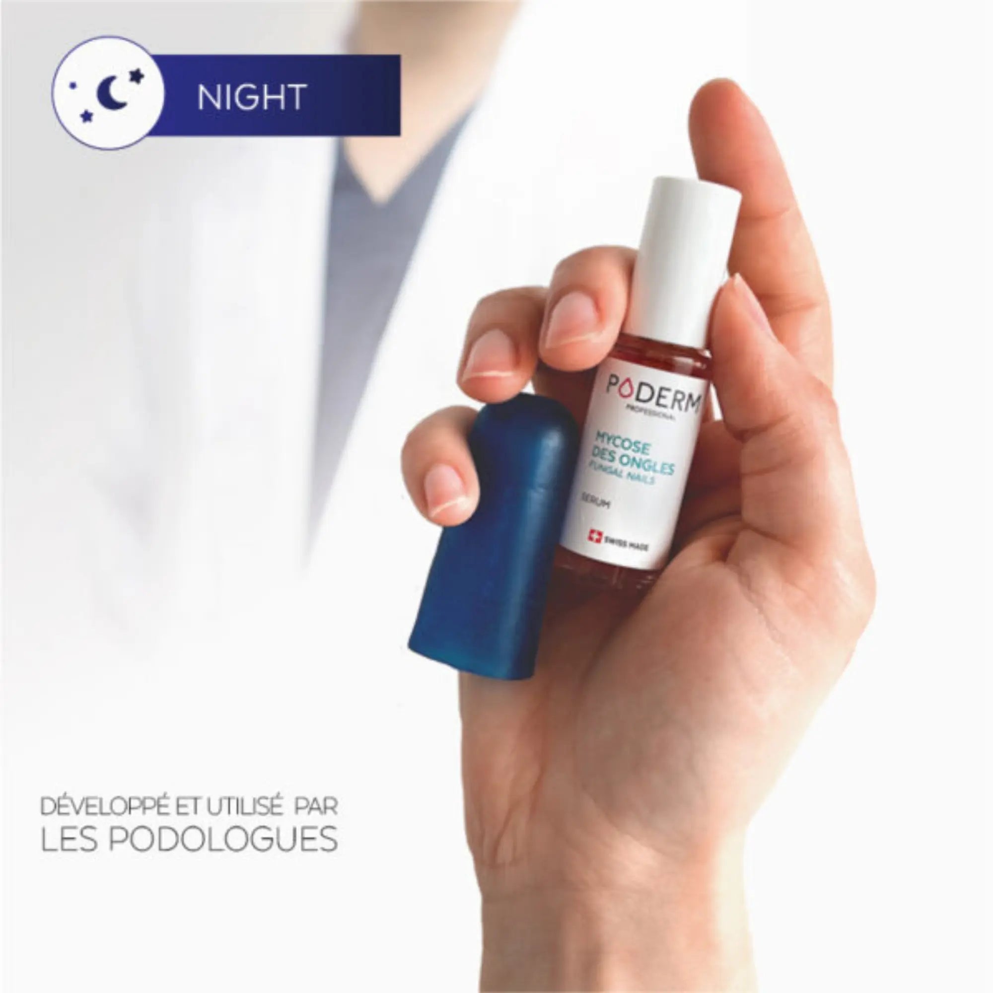 Traitement Mycose des ongles - Intensif nuit - 8ml - Poderm Professional