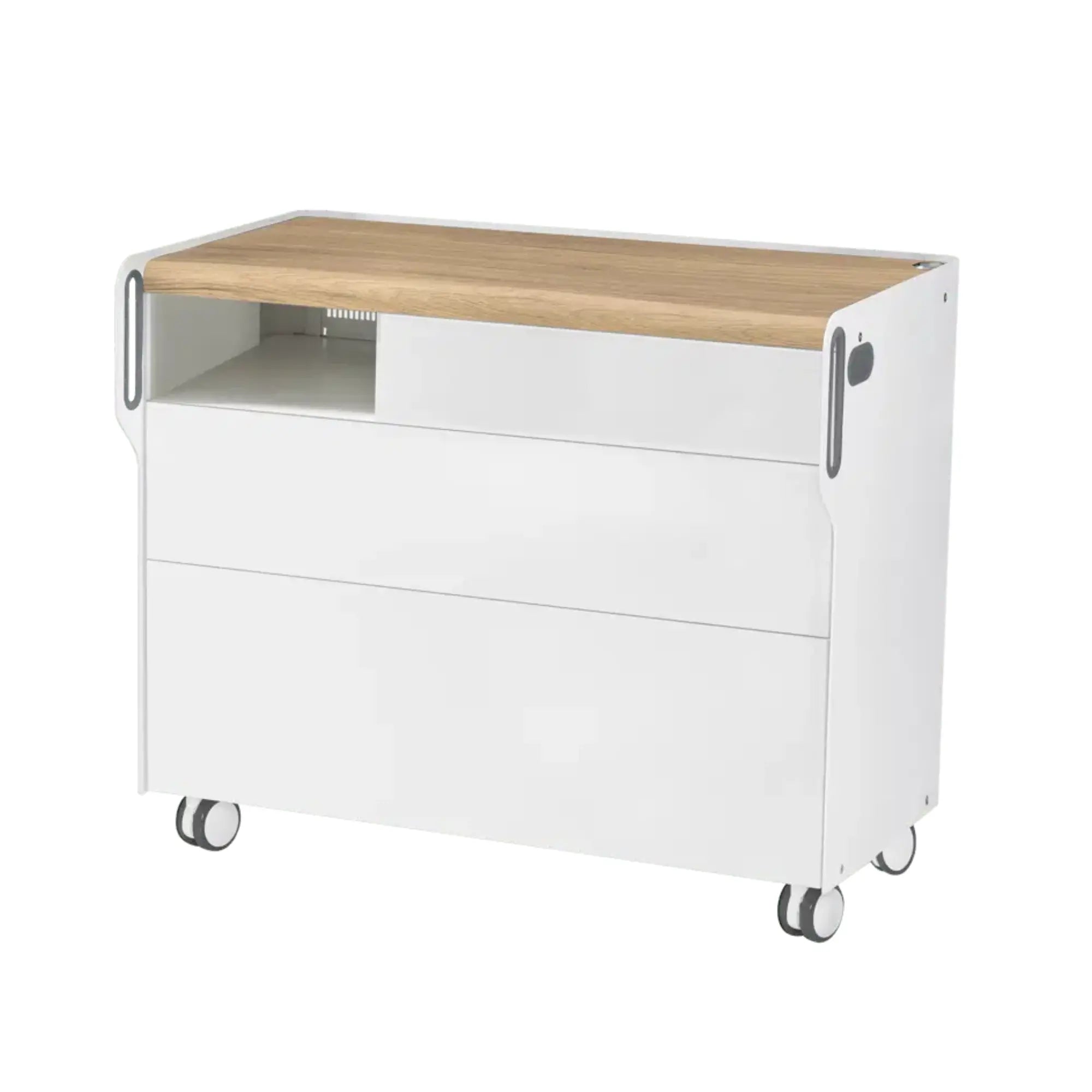 Unité de Podologie "Room Move" - Taille L - Ruck Ruck  Chêne-2-compartiment-micromoteur-à-gauche-Cercle-X