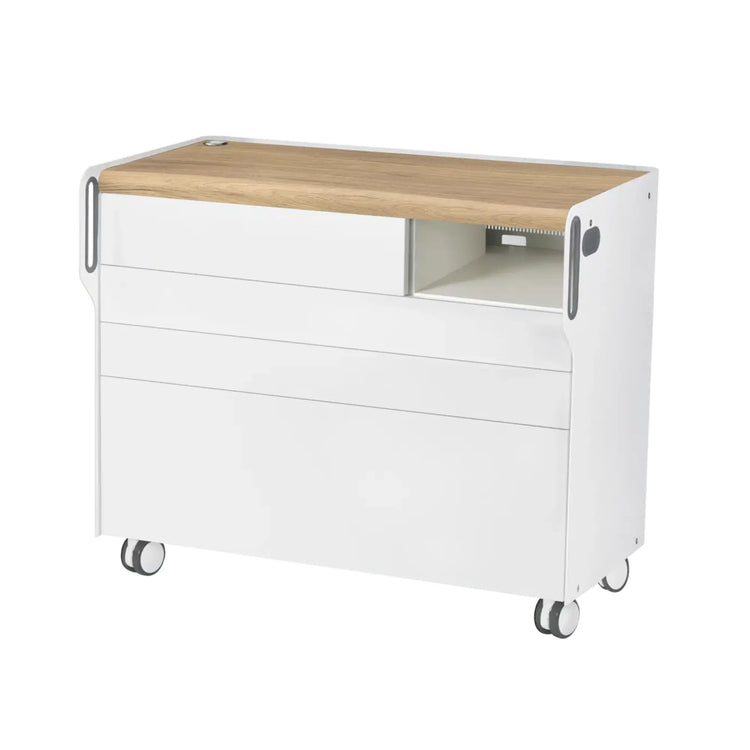 Unité de Podologie "Room Move" - Taille L - Ruck Ruck  Chêne-3-compartiment-micromoteur-à-droite-Cercle-X