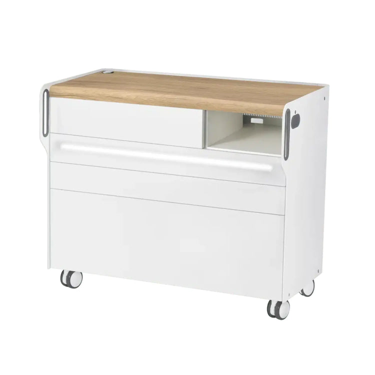 Unité de Podologie "Room Move" - Taille L - Ruck Ruck  Chêne-3-avec-LED-compartiment-micromoteur-à-droite